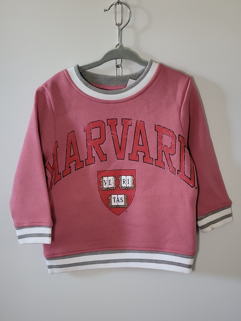 Cotton On Pink Kids Sweatshirt with Harvard Crest